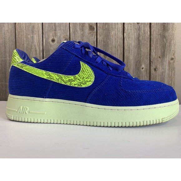 NIKE AIR FORCE 1 07 NXN X OLIVIA KIM NO COVER BLUE WOMENS SHOE SZ 14 CK3314-400 - Picture 1 of 10